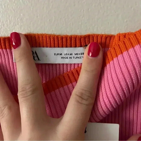 NWT Zara Colour  Blocked Romper M - Picture 4 of 5